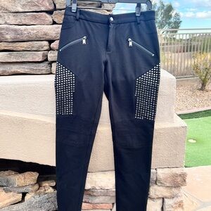 Haute Hippie studded leggings women size small